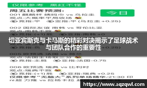 切亚宾斯克与卡马斯的精彩对决揭示了足球战术与团队合作的重要性